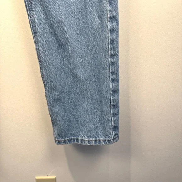 Vintage Carhartt Light Wash Straight Leg Denim Grunge Jeans Size 34x32